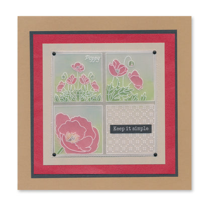 Linda's 123 - Garden Life A5 Square Groovi Plate Trio