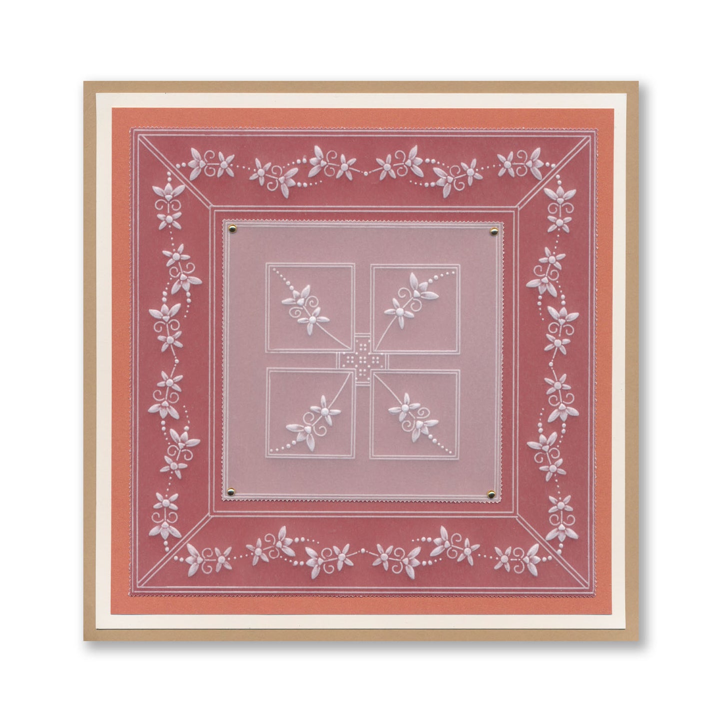 Floral Spray A6 & Spacer Groovi Plate Collection