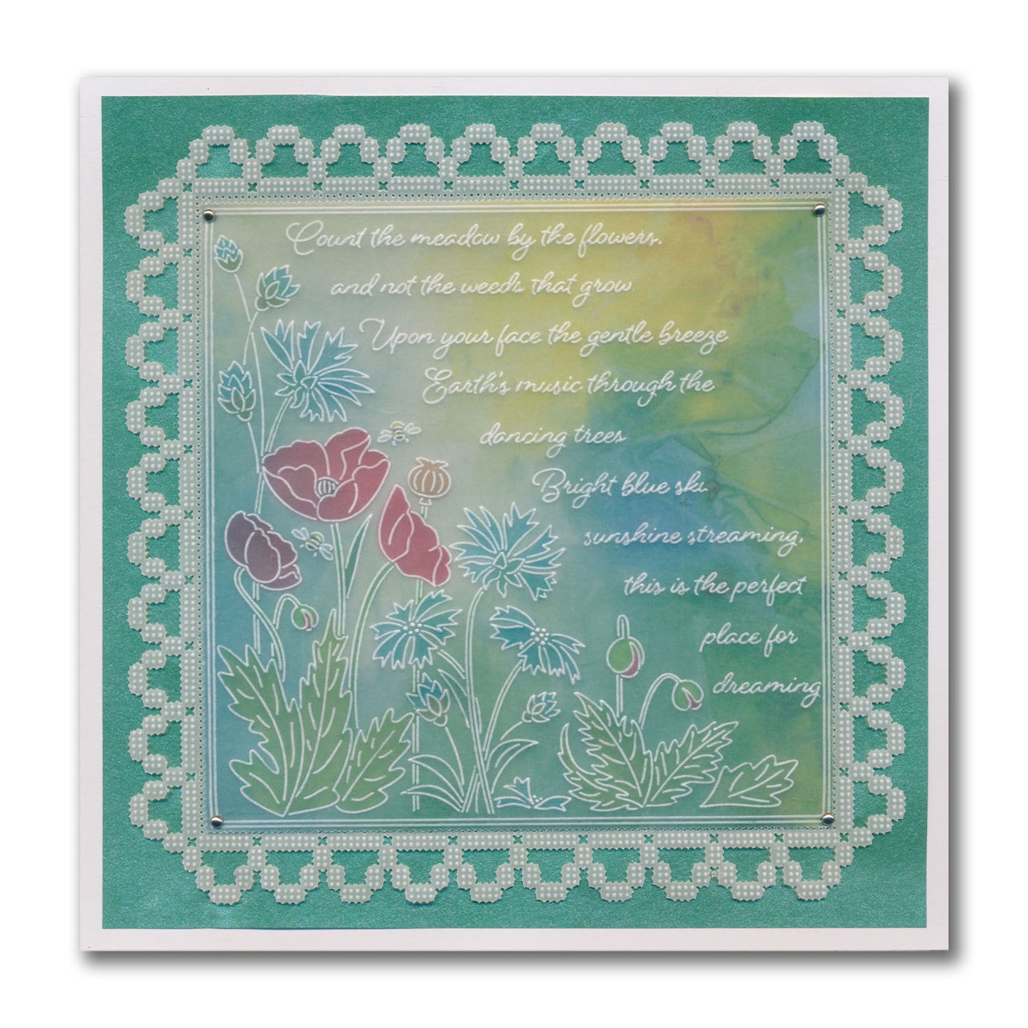 Linda's Count the Meadow Companion A5 Square Groovi Plate