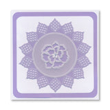 Linda's Richelieu Lace You Are Beautiful A5 Square Groovi Plate