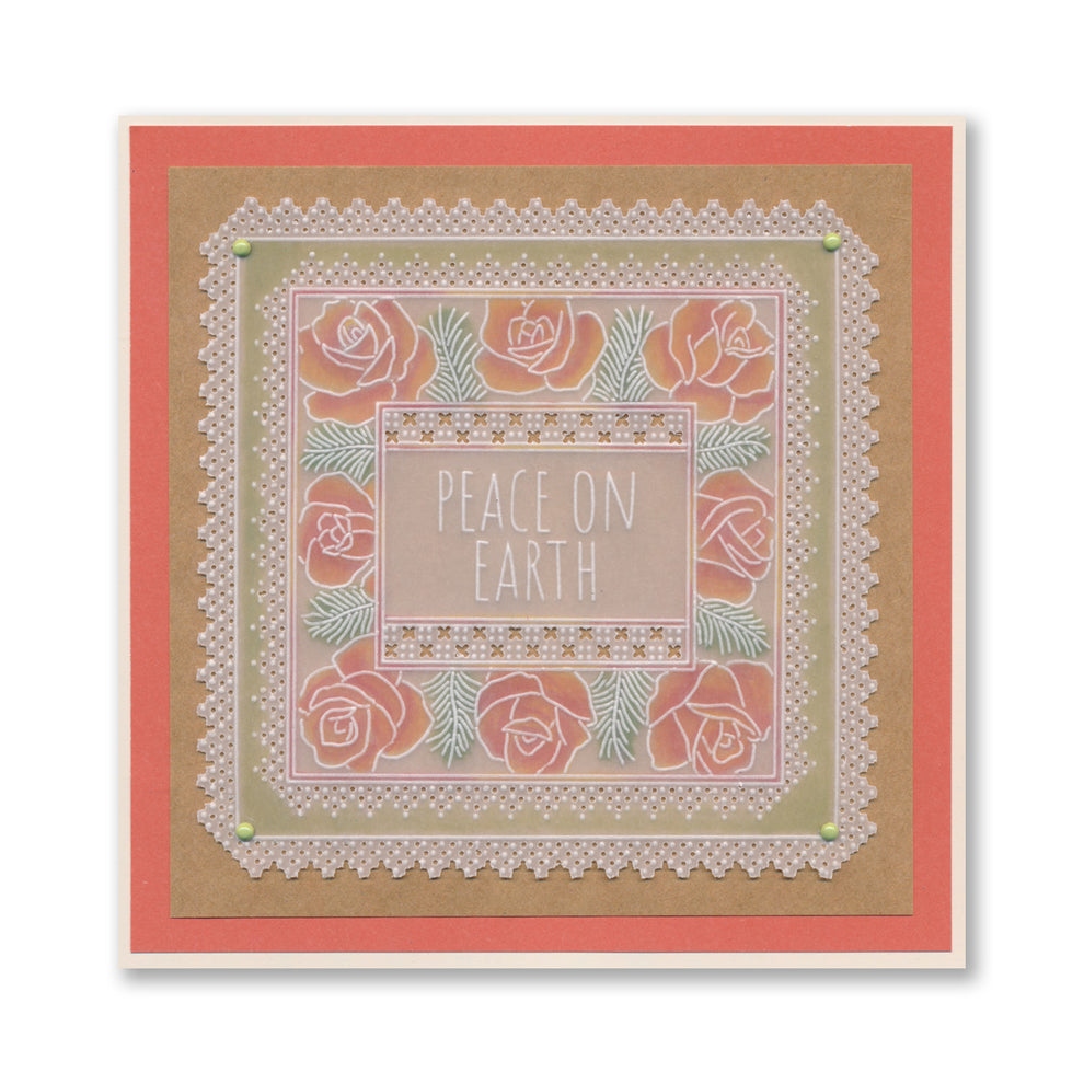 Festive Frame & Sentiments A6 Square Groovi Plate Collection – Clarity ...