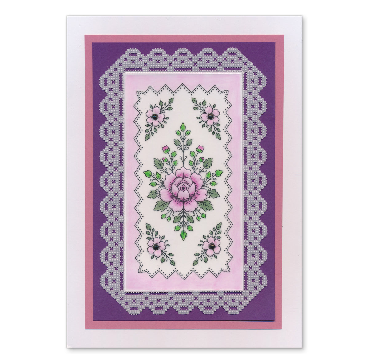 Lace Panels on Parchment – Spring