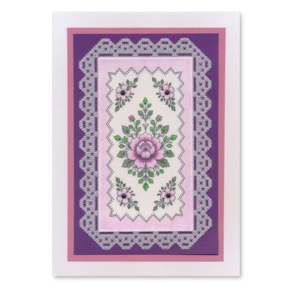 Lace Panels on Parchment – Spring