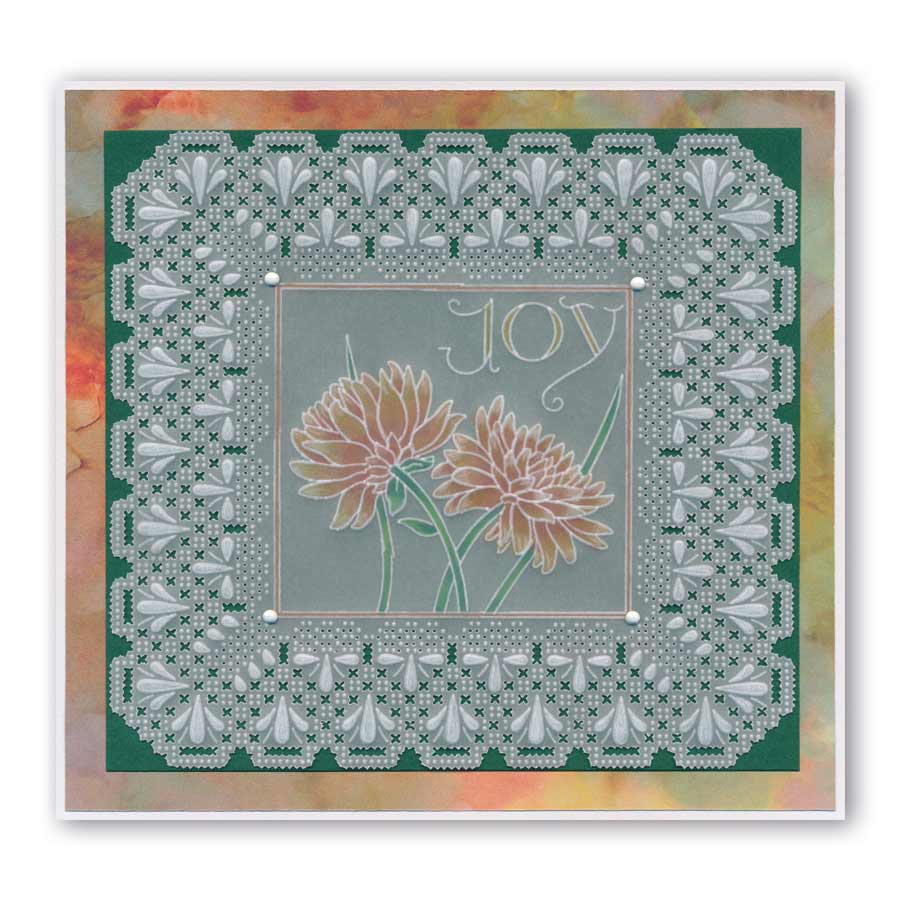 King's Lace Grids A5 Square Groovi Piercing Grids (Straight)