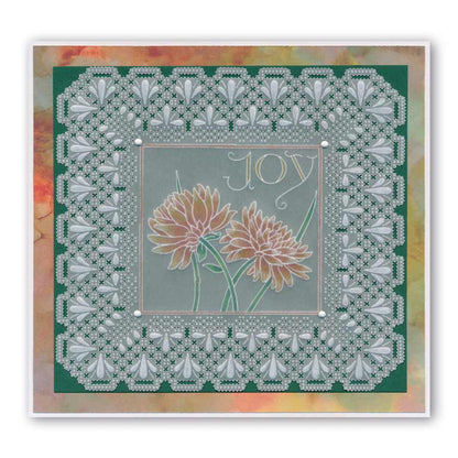 King's Lace Grids A5 Square Groovi Piercing Grids (Straight)