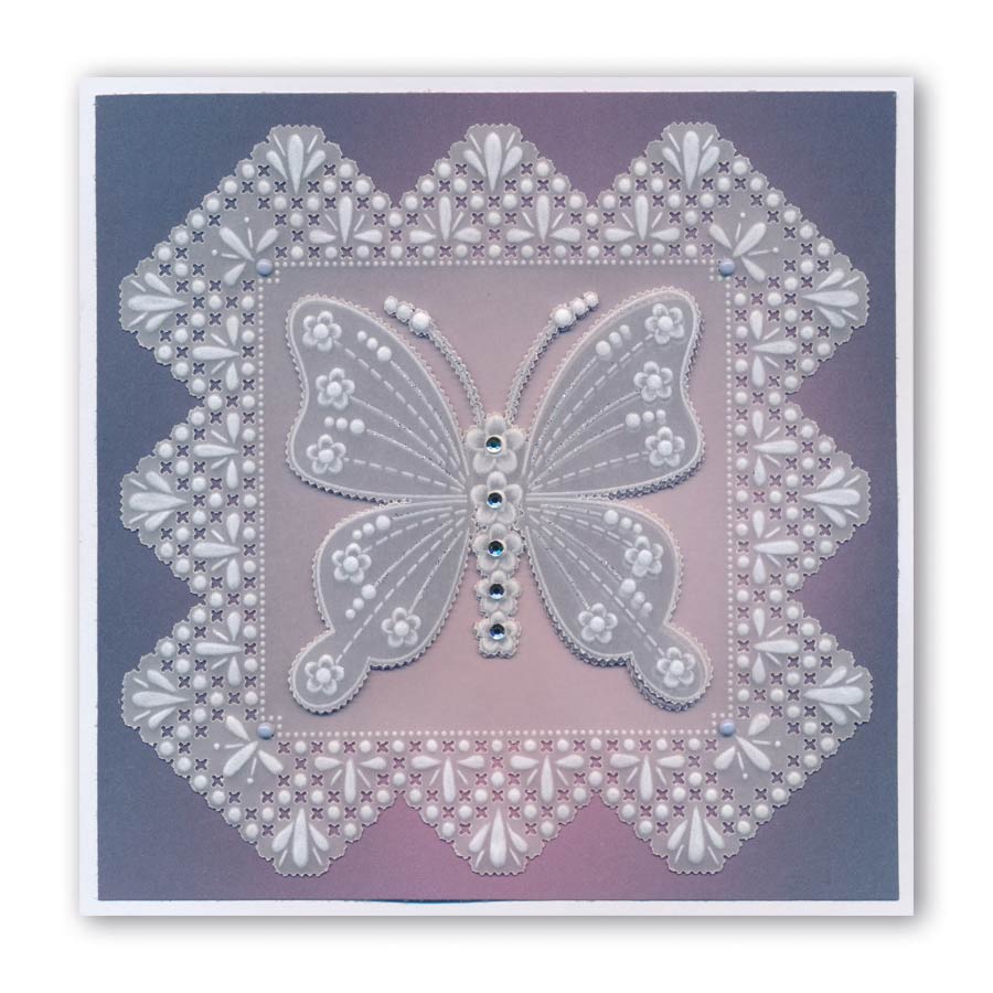 King's Lace Grids A5 Square Groovi Piercing Grids (Straight)