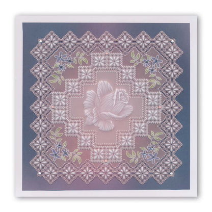 King's Lace Grids A5 Square Groovi Piercing Grids (Straight)