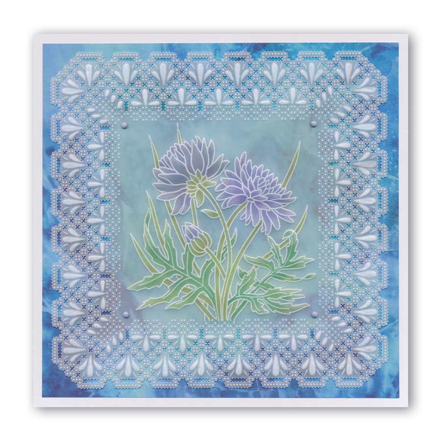 King's Lace Grids A5 Square Groovi Piercing Grids (Straight)