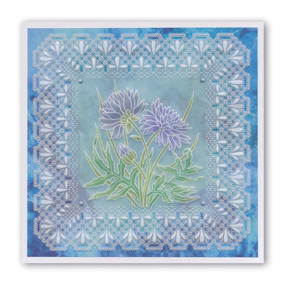 King's Lace Grids A5 Square Groovi Piercing Grids (Straight)