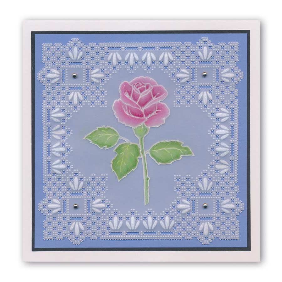 King's Lace Grids A5 Square Groovi Piercing Grids (Straight)