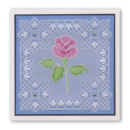 King's Lace Grids A5 Square Groovi Piercing Grids (Straight)