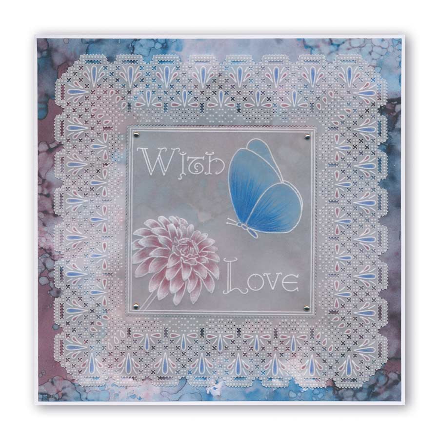 King's Lace Grids A5 Square Groovi Piercing Grids (Straight)