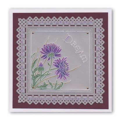 King's Lace Grids A5 Square Groovi Piercing Grids (Straight)