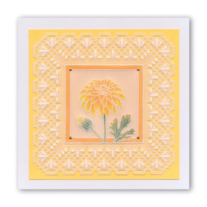 King's Lace Grids A5 Square Groovi Piercing Grids (Straight)