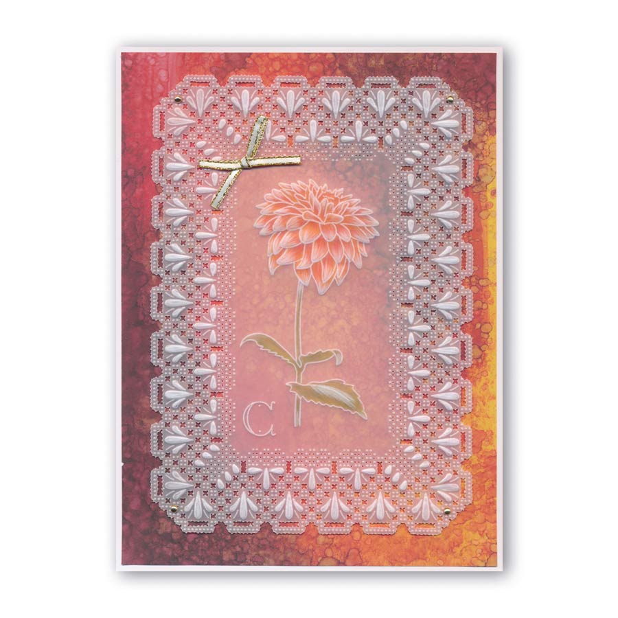 King's Lace Grids A5 Square Groovi Piercing Grids (Straight)