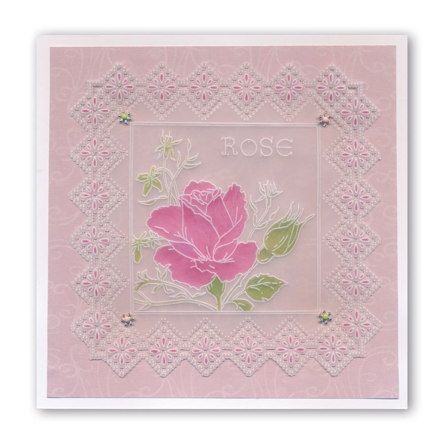 King's Lace Grids A5 Square Groovi Piercing Grids (Straight)