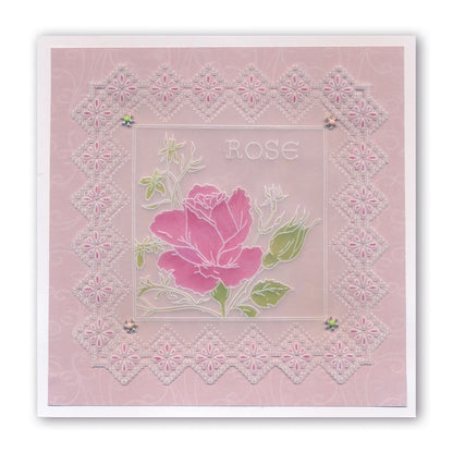 King's Lace Grids A5 Square Groovi Piercing Grids (Straight)