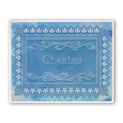 King's Lace Grids A5 Square Groovi Piercing Grids (Straight)