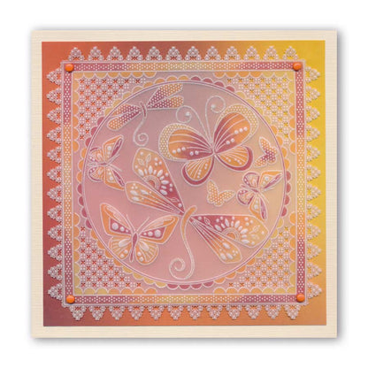 King's Lace Grids A5 Square Groovi Piercing Grids (Straight)