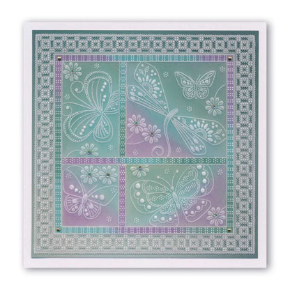 King's Lace Grids A5 Square Groovi Piercing Grids (Straight)