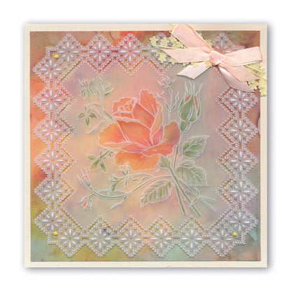 King's Lace Grids A5 Square Groovi Piercing Grids (Straight)