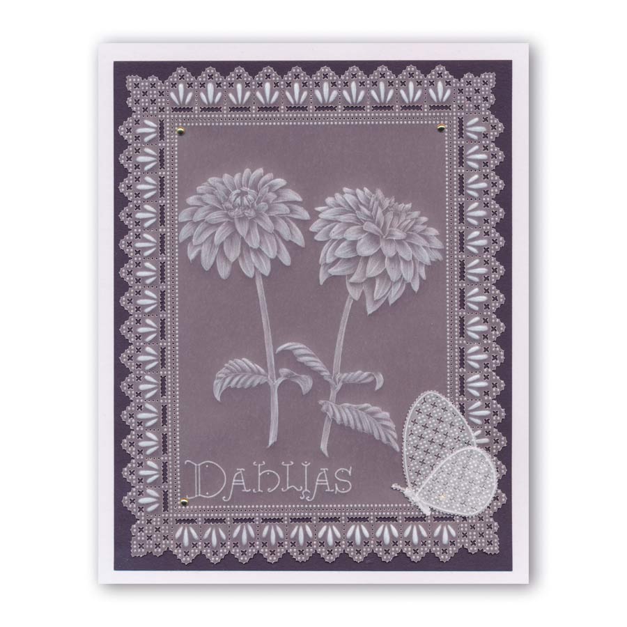 King's Lace Grids A5 Square Groovi Piercing Grids (Straight)