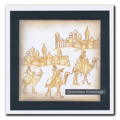 Linda's We Three Kings - Christmas Compendium A6 Stamp Set
