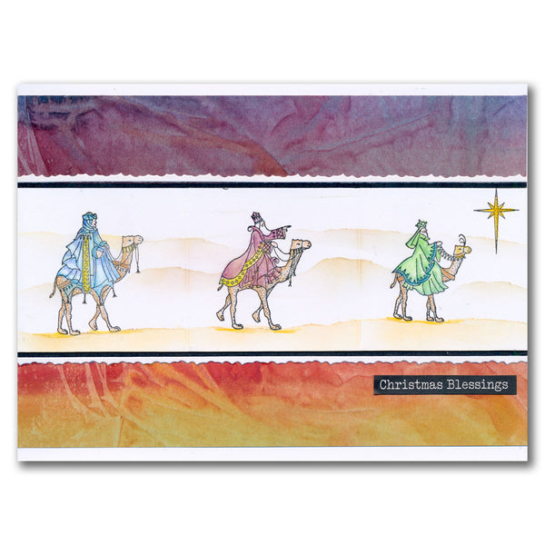 Linda's We Three Kings - Christmas Compendium A6 Stamp Set – Claritystamp