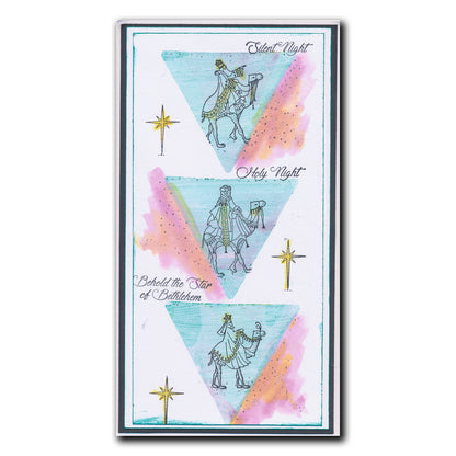 Linda's We Three Kings - Christmas Compendium A6 Stamp Set