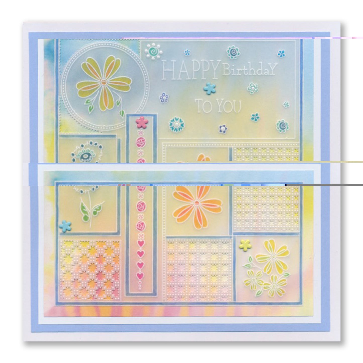 Tina's Springtime Flowers Better Soon Groovi Spacer Plate