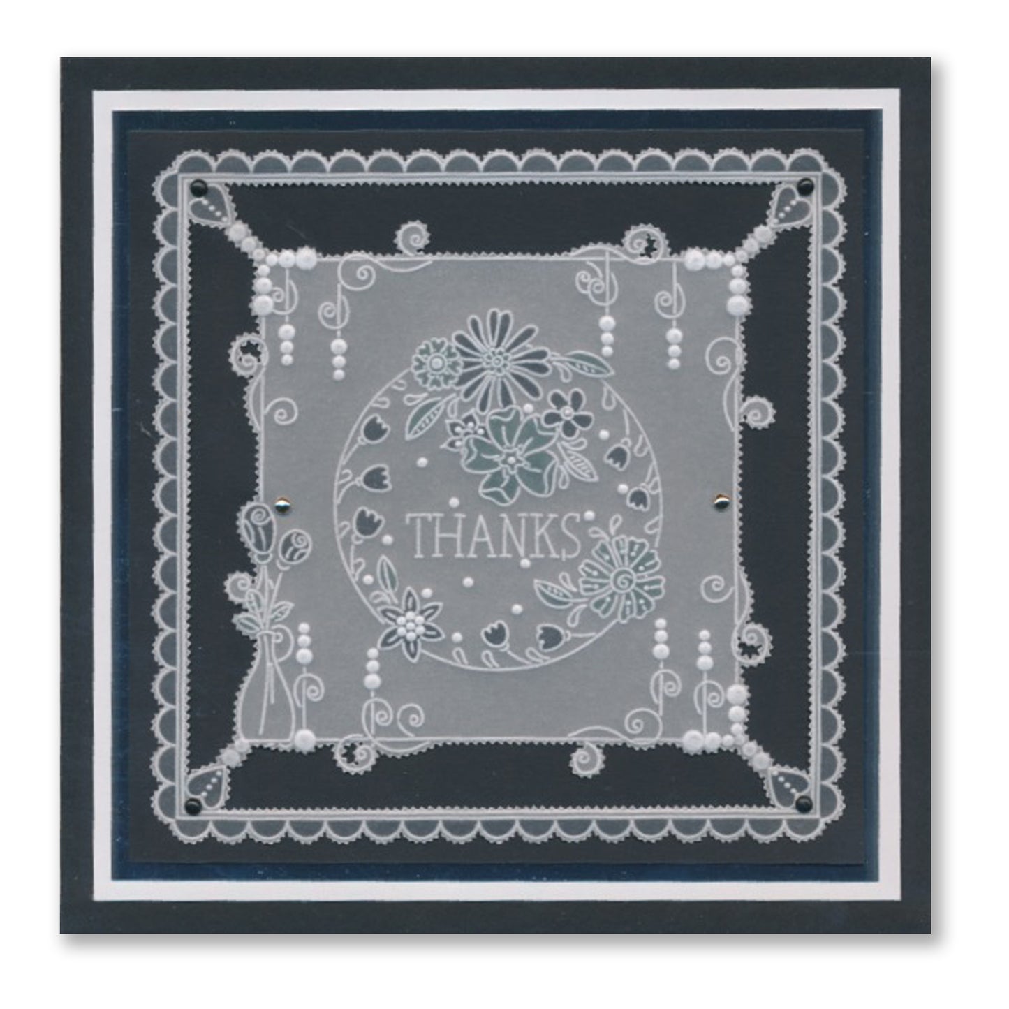 Tina's Springtime Flowers With Love A6 Groovi Plate