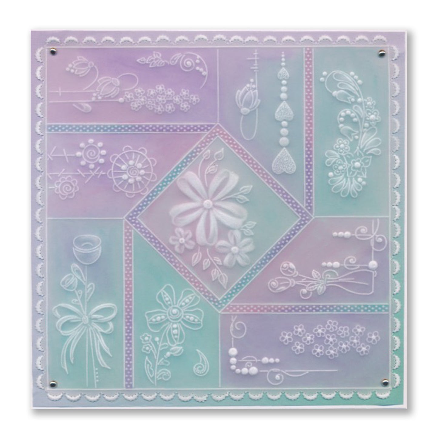 Tina's Springtime Flowers Someone Special Groovi Spacer Plate