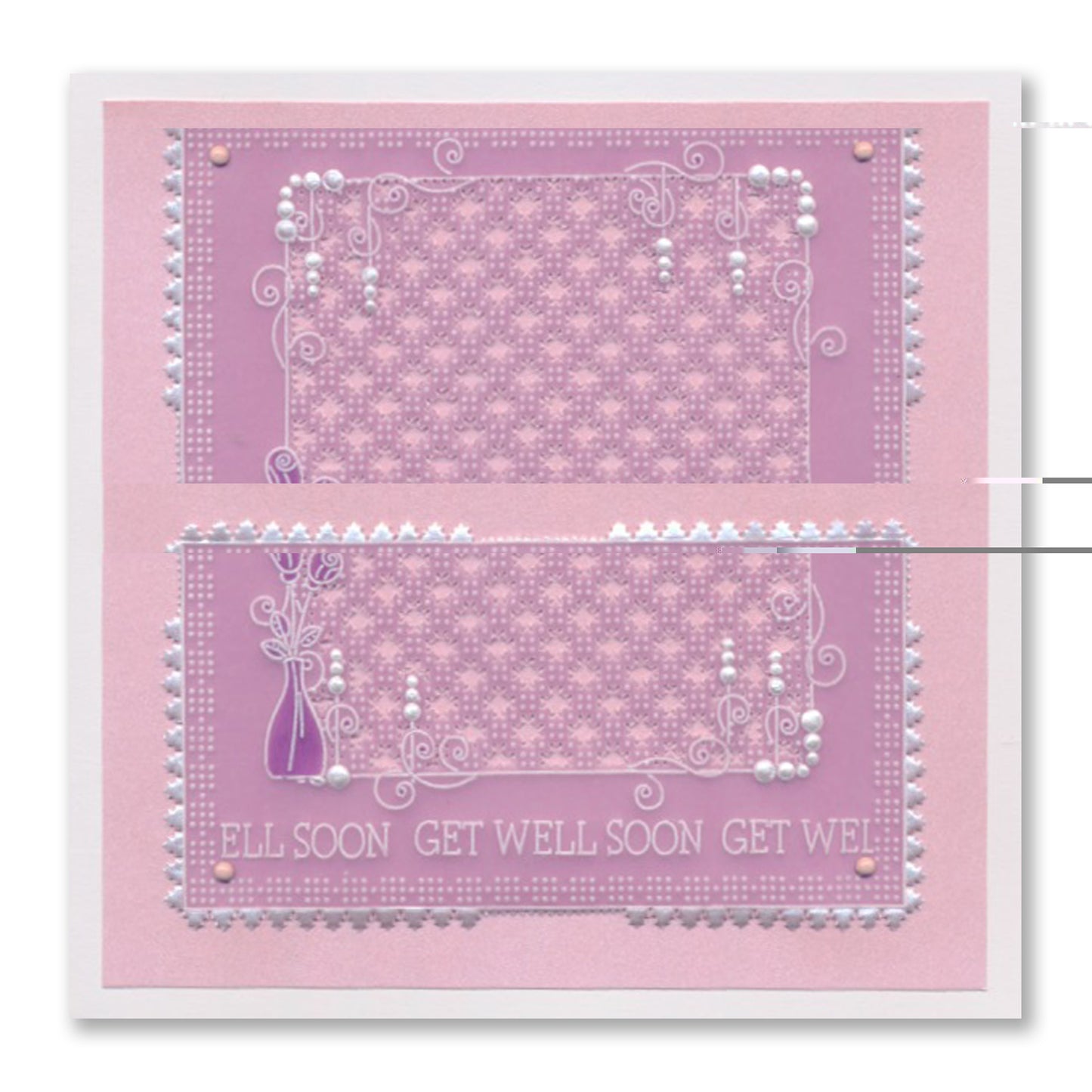 Tina's Springtime Flowers Better Soon Groovi Spacer Plate