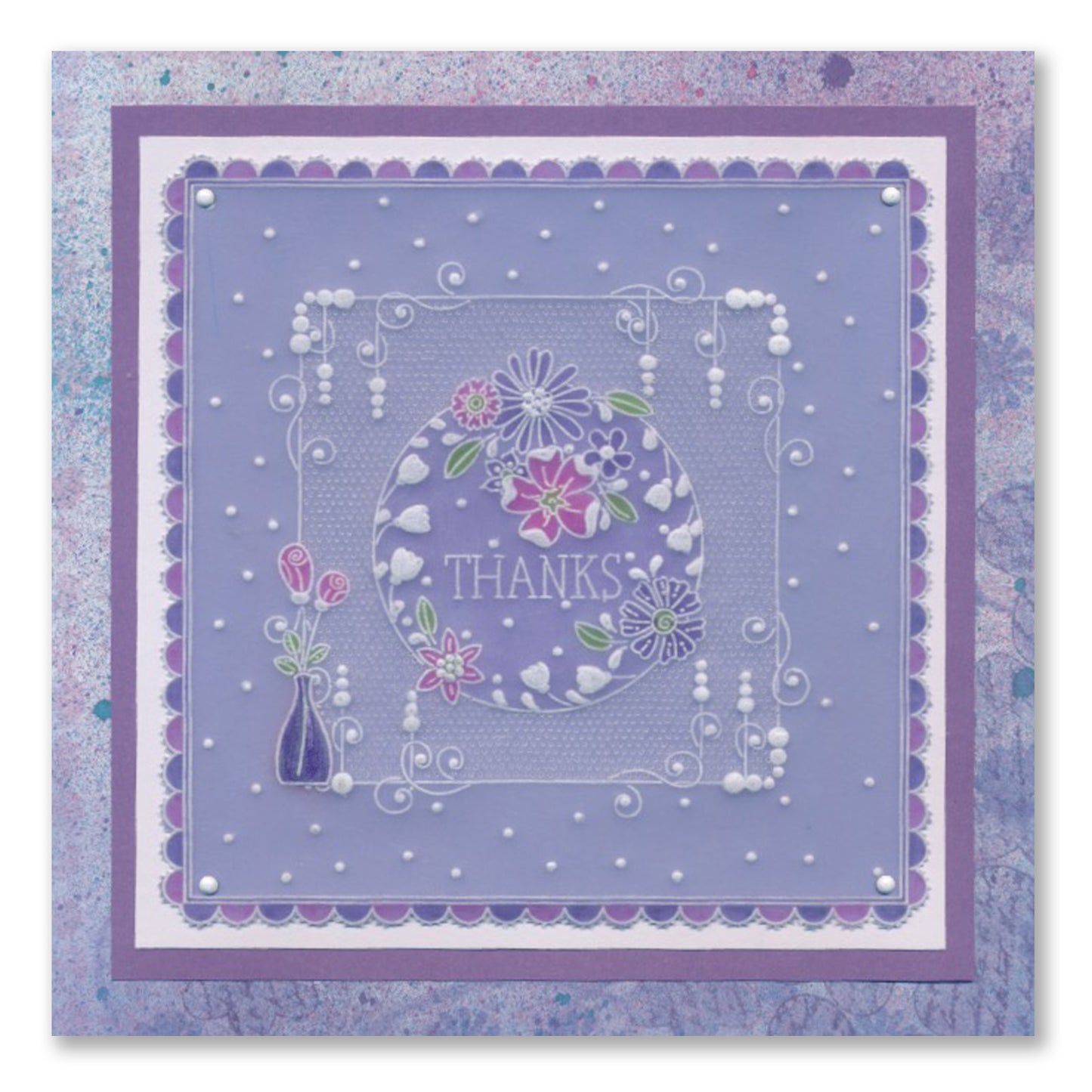 Tina's Springtime Flowers SET 1 : A6 + Spacers Groovi Plate Collection