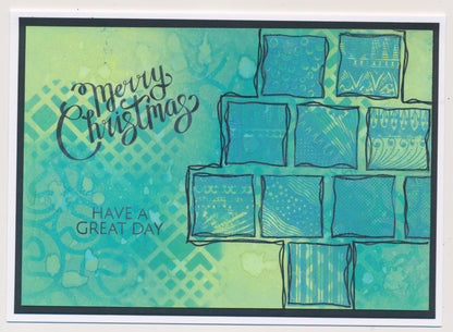 Kiss by Clarity - Doodle Tiles & Framers A5 & A6 Stamp Duo