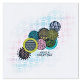 Kiss by Clarity - Doodle Disc Framers A6 Stamp Set