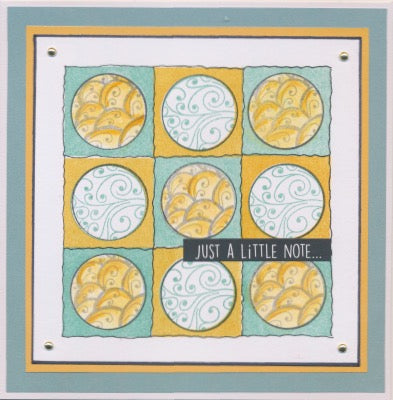 Kiss by Clarity - Doodle Disc Framers A6 Stamp Set