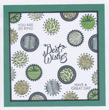 Kiss by Clarity - Doodle Discs Set 2 A5 Stamp Set
