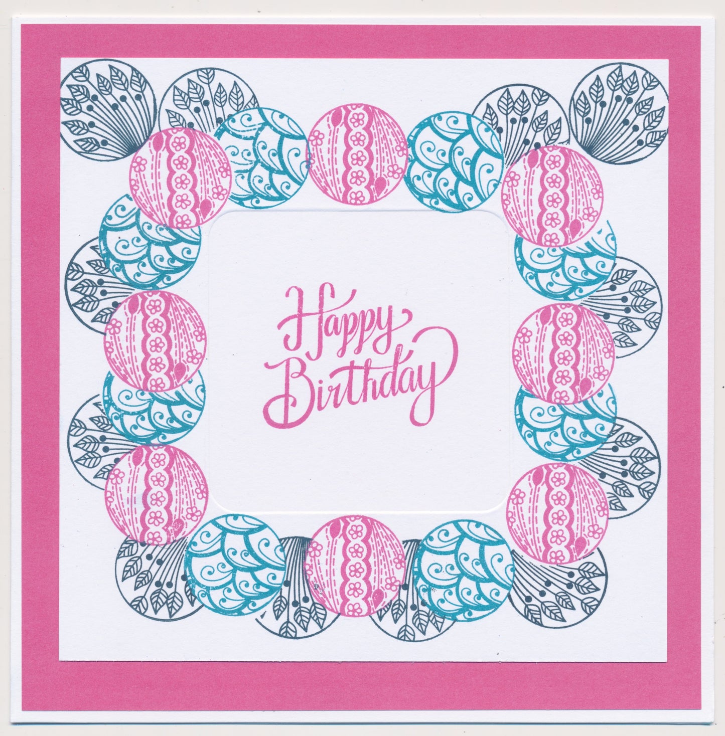 Kiss by Clarity - Doodle Discs Set 2 A5 Stamp Set
