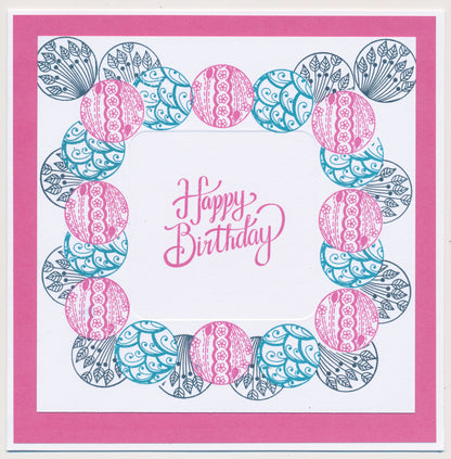 Kiss by Clarity - Doodle Discs Set 2 A5 Stamp Set