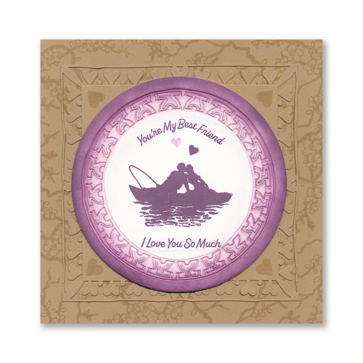 Kissing Couple & Blossom A6 Stamp Set