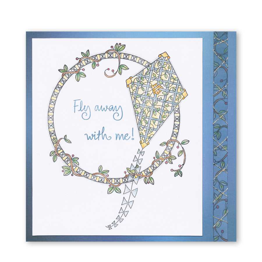 Barbara's SHAC Kite Doodle A5 Stamp & Mask Set