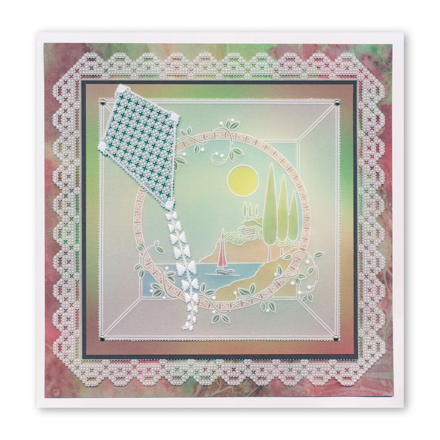 Barbara's SHAC Kite Doodle A5 Groovi Plate