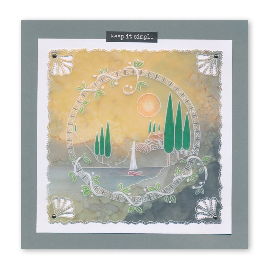 Barbara's SHAC Kite Doodle A5 Groovi Plate