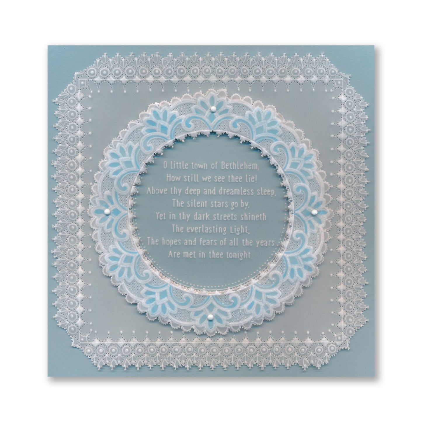 Midi Framed Christmas Hymns - O Little Town of Bethlehem Midi Groovi Plate