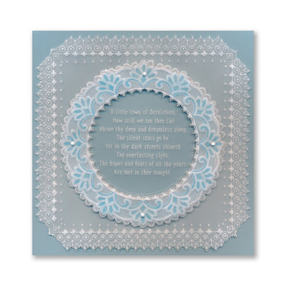 Midi Framed Christmas Hymns - O Little Town of Bethlehem Midi Groovi Plate