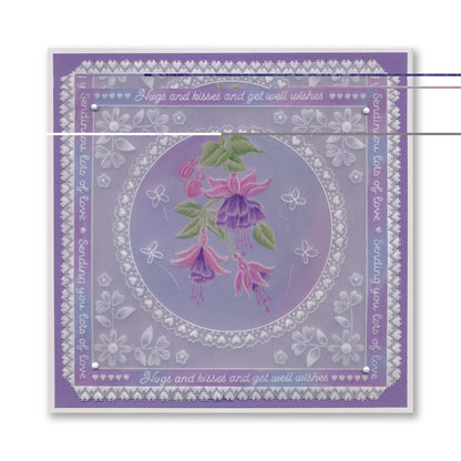 Occasion Sentiments & Panels A4 & A5 Square Groovi Plate Duo