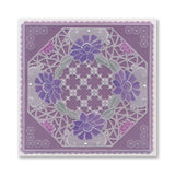 Linda's Richelieu Lace A5 Square Groovi Plate Collection