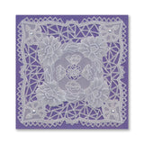 Linda's Richelieu Lace A5 Square Groovi Plate Collection