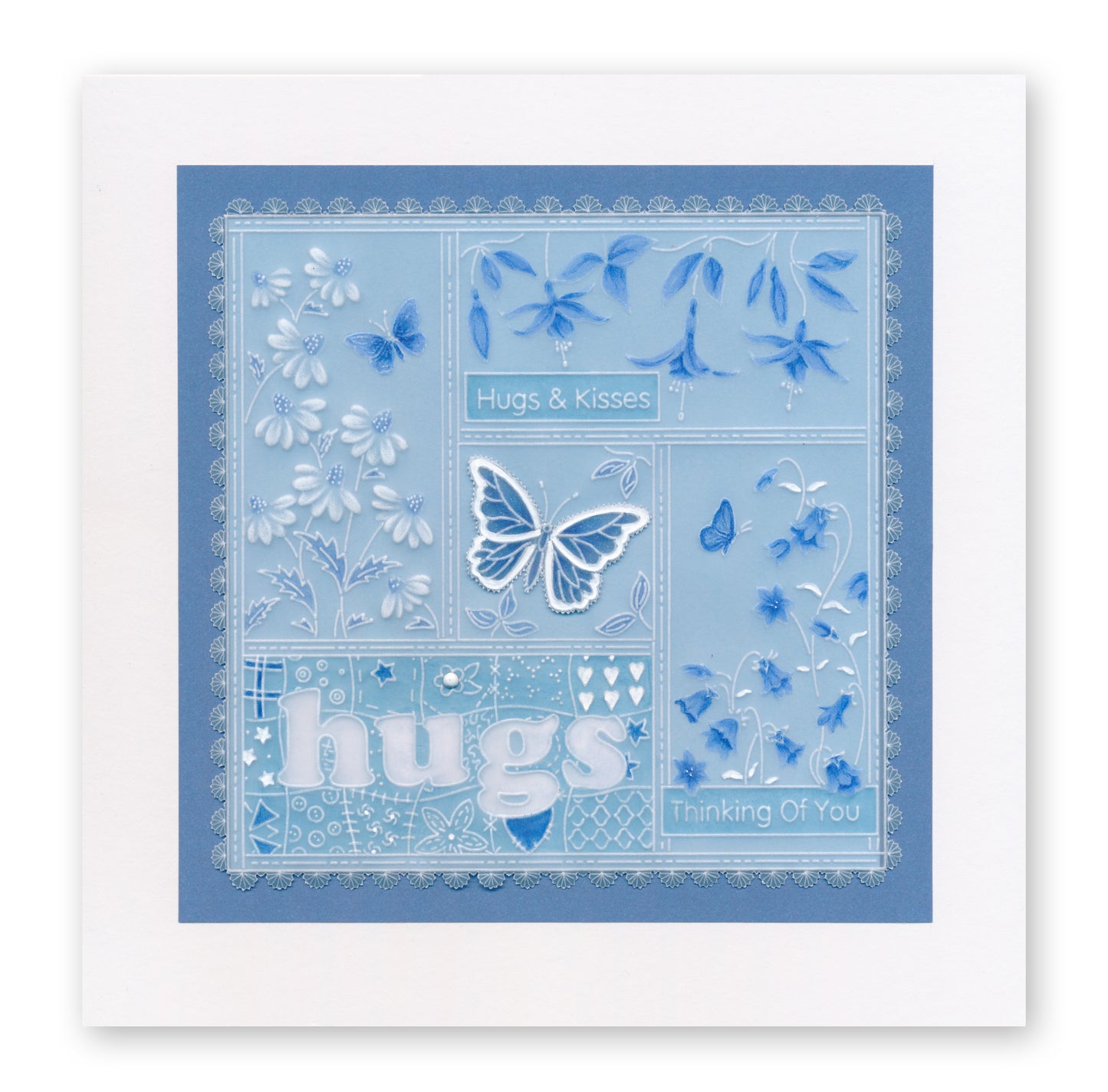 Linda's Patchwork A6 Square Groovi Plate